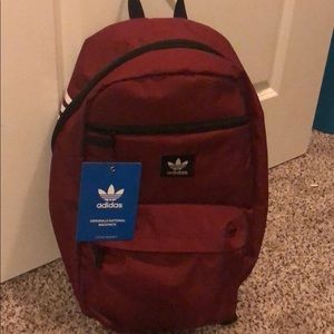 NWT Red Adidas backpack